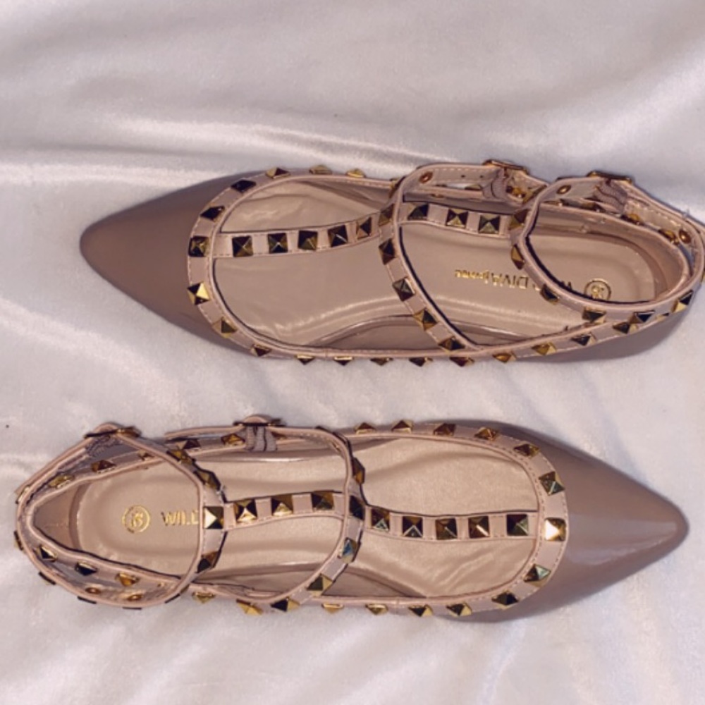 Studded flats size 5.5